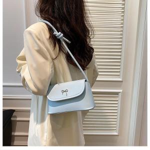 Handbag Women 女士手提包 beg tangan wanita murah bag murah French Niche Bag Womens Shoulder Bag Summer New Style Trendy Solid Color Casual Texture Fashion Armpit Beg