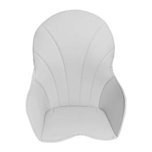 PU Leather High Chair Seat Cushion Mat with Soft Sponge Padded Feature for Baby Toddler Solid Color Designing