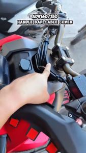 Honda ADV150 ADV160 Black Carbon Handlebar Cable Cover Motorcycle Cable Cover for ADV