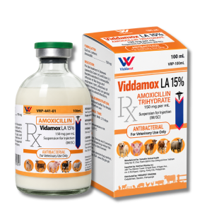 Vidamox LA 15% amoxicillin trihydrate Long Acting Injectable 100 ml vetrimoxin la for pig injectable for dogs