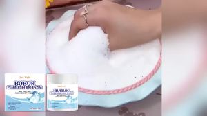 Jue Fish Laundry Bubble Powder Household Quick Stain Removal Bright Color Renewal Deep Clean Clothes Protection Convenient Use
