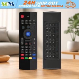 MX3 Fly Air Mouse Smart Voice Remote Control 2.4G Wireless Keyboard for TV Box Android Mecool H96 Max X96 Mini Mi Box-A09I