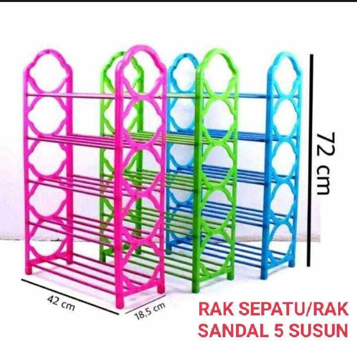 Rak Sepatu Sandal Susun Rak Stainless Lazada Indonesia