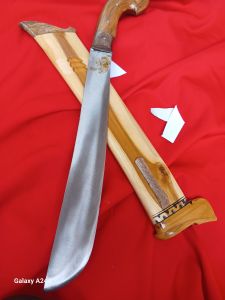 Pisau Jati Premium Baja Asli Multifungsi untuk Berkebun dan Sembelihan Sapi