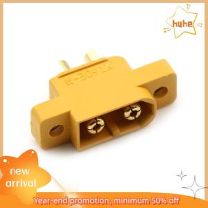 huhe XT60E-M mountable XT60ตัวเชื่อมต่อปลั๊กชายสำหรับรุ่น RC multicopter