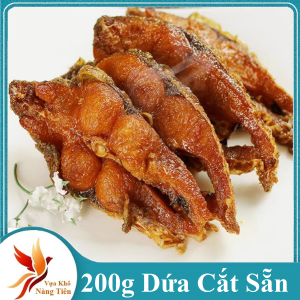 Khô Cá Dứa 3 Nắng- CÁ DỨA CẮT KHOANH (Tặng Kèm Sốt Mắm Tắc Chua Ngọt Chấm Hải Sản) Chuẩn Thiên Nhiên Thịt Khoanh Tiện Lợi- VỰA KHÔ NÀNG TIÊN
