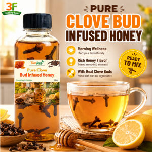 PURE CLOVE BUD INFUSED HONEY | Real Clove Buds | Natural Honey Wellness Drink | Premium Honey Blend 120ml