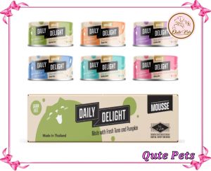 [FREE GIFT/ Bundle of 24 Cans] Daily Delight Grain Free Mousse Wet Cat Food 70g | Cat Wet Food | for Cats