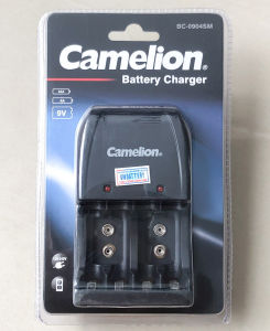 Bộ Sạc Pin Tiểu AA AAA Vuông Khối 9V Camelion Đa Năng BC-0904SM