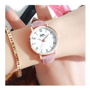 OPK watch for girls women original water resistant soft leather casual luminous display quartz watch