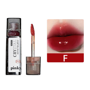 Water Gloss Permukaan Cermin Lip Glaze Lipstik Warna Nude Pelajar Niche Whitening Lip Glaze -💖Catherine