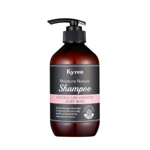 KYREN Baby Rose Shampoo For Dry Damaged Hair Silicone-free Hydrating PH Balance Cleanse Scalp