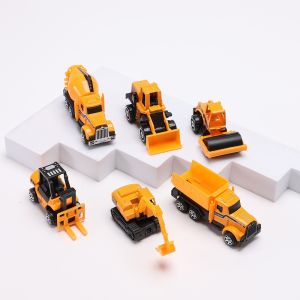 6-Pack Diecast Fire Emergency Rescue Truck Vehicle Set Alloy Metal Fire Truck Model Small Toy Car for Ages 3-6 Years Old
