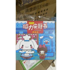 Buku Stiker Magnet Karakter Magnetic Sticker Books Buku Mainan Edukasi Quiet Books Magnetic Suction Karakter Edukasi