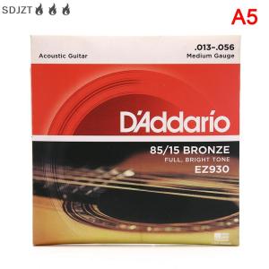 ZZ🔥🔥🔥 สายกีตาร์อะคูสติก6สายวัสดุทองแดง85 15 EZ930 EZ890ชุดหนึ่งชุด