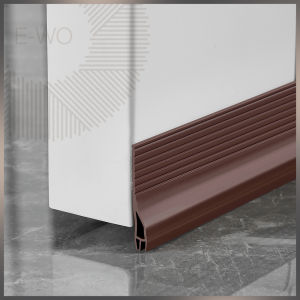 【SG Next Day Delivery】1M New TPE Door Seal Strip Self-adhesive Glass Door Acoustic Soundproof Door Strip Windproof Pests or Insects Proof Prevent Air & Light Leakage Prevent Insects Cockroaches or lizards enter from door gaps.
