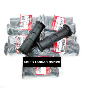 Paket Murah Sepasang Handgrip Grip Honda + Jalu stang Model Heng Pipi Tipis Universal Matic Bebek Vario Mio beat supra Scoopy Nmax Pcx Aerox Cityvarianmotor