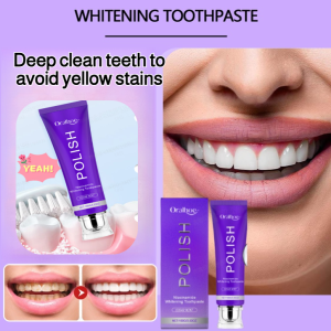 Stain Removal Toothpaste Deep Cleaning Whitening Anti-Yellowing Stain Removal Toothpaste Long-Lasting Fresh Breath Gum Sensitive Formula Toothpaste 去渍牙膏