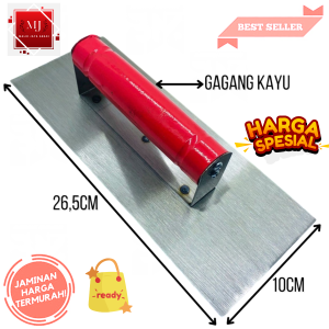 raskam roskam besi 27cm 40cm 60cm gosokan acian setrika plester dinding