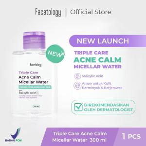 FACETOLOGY Triple Care Acne Calm Micellar Water 100ml || 100ml || Pembersih Wajah Facetology || Facetology Micellar Water