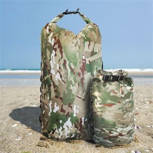 MUQZI survival emergency bag waterproof waterproof bag backpack dry bag waterproof backpack go bag ocean pack Camouflage Waterproof Backpack 3L 5L 10L 20L 35L Large Capacity Rafting Bag Canoing Boating Lightweight Waterproof Dry Bag Outdoor Sport