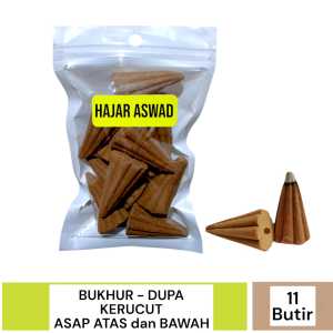 Promo Bukhur Kerucut Nusantara isi 11 butir asap bawah/aroma oud gahru