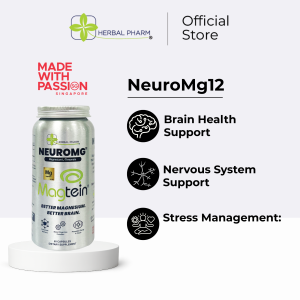 Herbal Pharm NeuroMg¹² Advanced Neurological Brain Support Formula Cognitive Enhancement for Brain Health