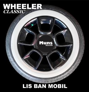 Lis Ban Mobil Klasik White Wall Ban Mobil Velg Ring 13 WHEELER Classic Car