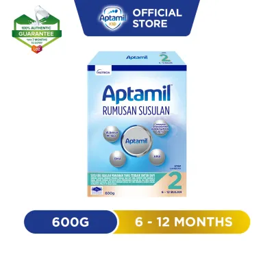 Aptamil Step 2 Follow-on Milk Formula 6 - 12 months 600g (Susu Milk Powder 奶粉)