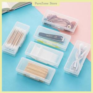[PureZone] Portable Travel Box Cotton Swab Holder Case Detal Floss Jewelry Organizer Container Dust-proof Jewelry Accessories Box