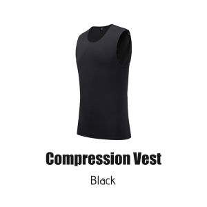 Mens Sport tight vest compression fitness tops Basketball Leggings Compression Shorts Pants Running Training Fitness Pants jogger jersey