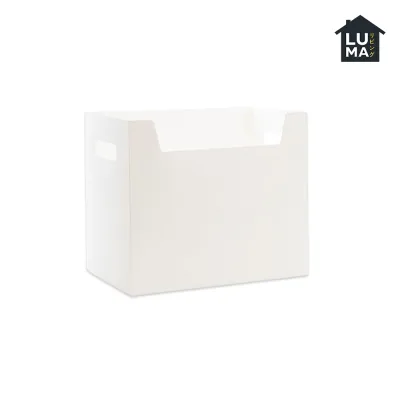 Storage Box Lipat Foldable Desktop Tempat Penyimpanan Dokumen Buku File Tray Organizer Meja