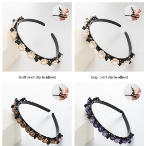 Fixing Short Fluffy Hair and Braidable Headband Hair Hoop