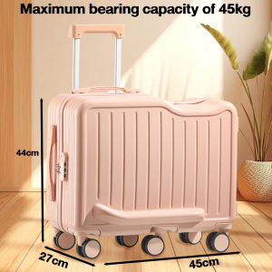 กระเป๋าเดินทางล้อลาก 20 นิ้ว นั่งได้ สามารถติดรถเข็นได้ แบบสากล สําหรับเด็ก สําหรับเด็กผู้ชาย และผู้หญิง