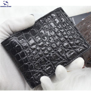 [FREESHIPMAX] Ví da nam da cá sấu vân bụng cao cấp nhiều màu bóp da nam da cá sấu thật Songhan Leather BH 12 THÁNG Songhan Leather