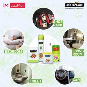 Aerofume Scented Gel Air FreshenerRoom Car Perfume Pewangi Serai Wangi Nyamuk (Lemon Grass) (Mosquito Repellent)