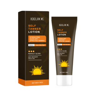 Eelhoe Self Tanner Lotion Body Tanning Cream Enhance Skin Tone Self Tanning Cream Intensive Sunless Self Tanning & Body Bronzer Gel Face Body Hand Neck Deep Skin Tone Accelerator Gel Moisturizing Hydrating Beauty Health Care