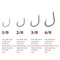 30ชิ้น Sjf39-1น้ำเค็มขอเกี่ยวเบ็ดตกปลา/0.2/0.3/0.4/0เบ็ดตกปลาญี่ปุ่นสำหรับตะขอช้าอุปกรณ์เสริมเบ็ดตกปลาหัว. 