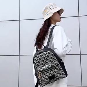 2024 New R Leisure Student Shopping Backpack Hong Kong Womens Fashion Backpack B0329