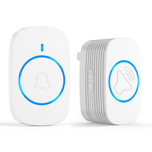 CACAZI A10 Waterproof Wireless Doorbell 300M Remote Battery Button Home Call Ring Bell US Plug Receiver Wireless Calling