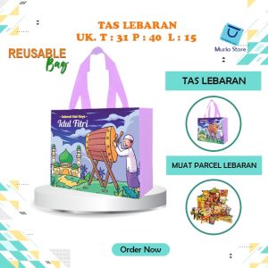 Tas Goodie Bag Parcel Bingkisan Hampers Lebaran Idul Fitri Jumbo 40x15x31 - Siap Kirim