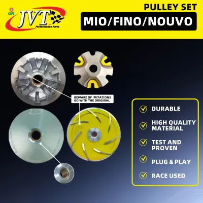 JVT Pulley Set for Click 125/150 - Boost Acceleration - Easy to Setup - Race Used - Heavy-Duty Performance - JH38 Alloy