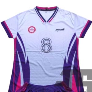Setelan dan atasan jersey Bola voli wanita ukuran indies 64200 Fullprinting sublimation size S M L XL XXL XXXL