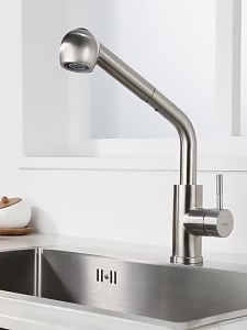 SXH Stainless steel kitchen pull-down faucet Extendable hot and cold kitchen sink faucet