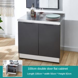 Kitchen Storage Cabinet Kitchen Utensil Storage Cabinets Cupboard with Sink cabinet Lockers stainless steel countertop