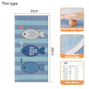 3D Solid Color Soft Linen Wall Sticker Self Adhesive Anti Collision Headboard Panel Baby Safety Home Wall Decor