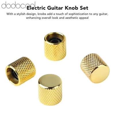 Dodocool Electric Guitar Knobs Durable Volume Tone Control Knob Easy To Install Metal for Guitarists for Bass