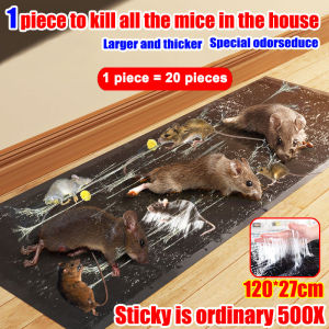🔥Super Strong Adhesion🔥 120*27cm Anymore Mouse & Rat Trap Glue Board Sticky mouse board mouse glue trap Mouse Sticky Board Bait Traps 300x Waterproof and moisture-proof sticky mouse trap rat killer