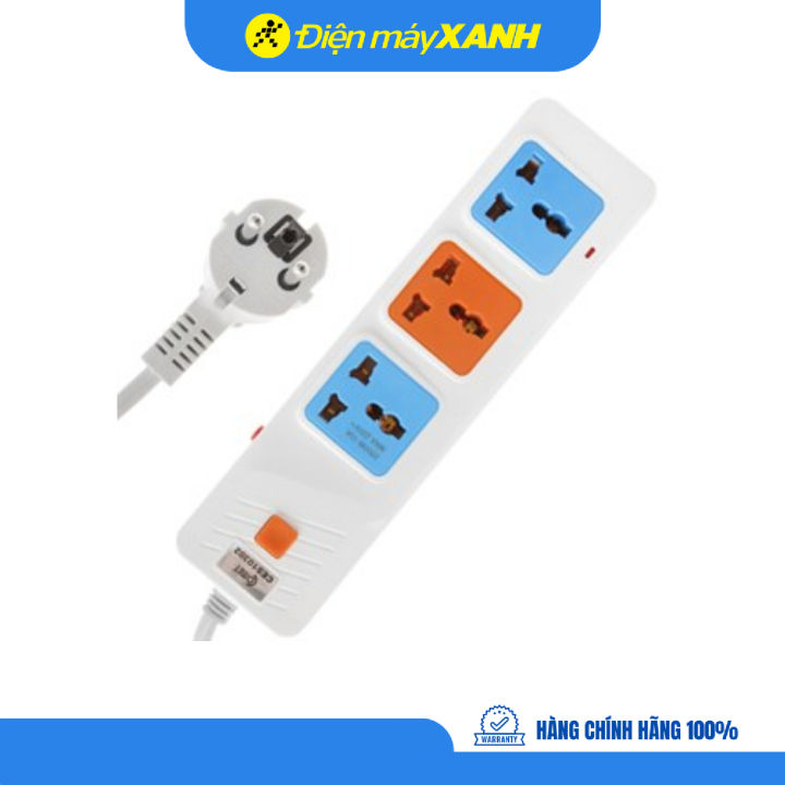 Ổ cắm điện Comet 3 lỗ 2m CES10302
