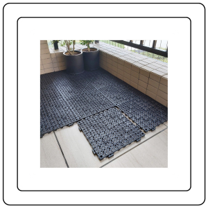 【JJ HOME】Interlocking PVC Anti-Slip Floor Mat/Thickened Waterproof Pad for Pool Kitchen Bathroom